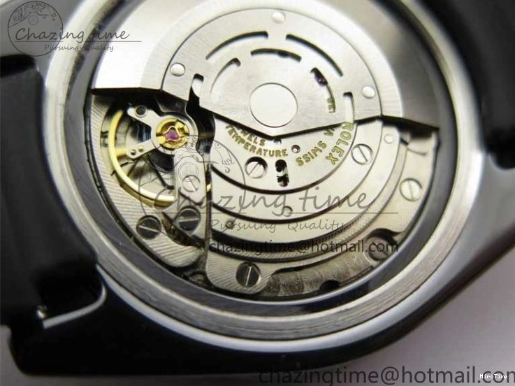 MiroTime 0201 Soft Submariner 40mm Black Ceramic 5GF Best Edition Pink Painting Dial on Black Rubber Strap SA 2472